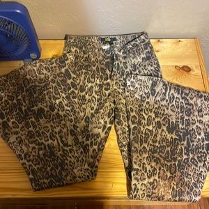 High rise flare jeans